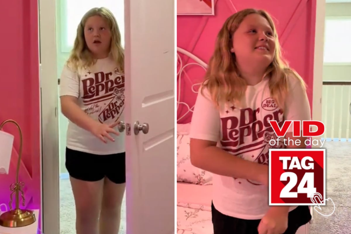 Viral Video of the Day for August 27, 2026: Little girl's reaction to surprise "big kid room" is too sweet
