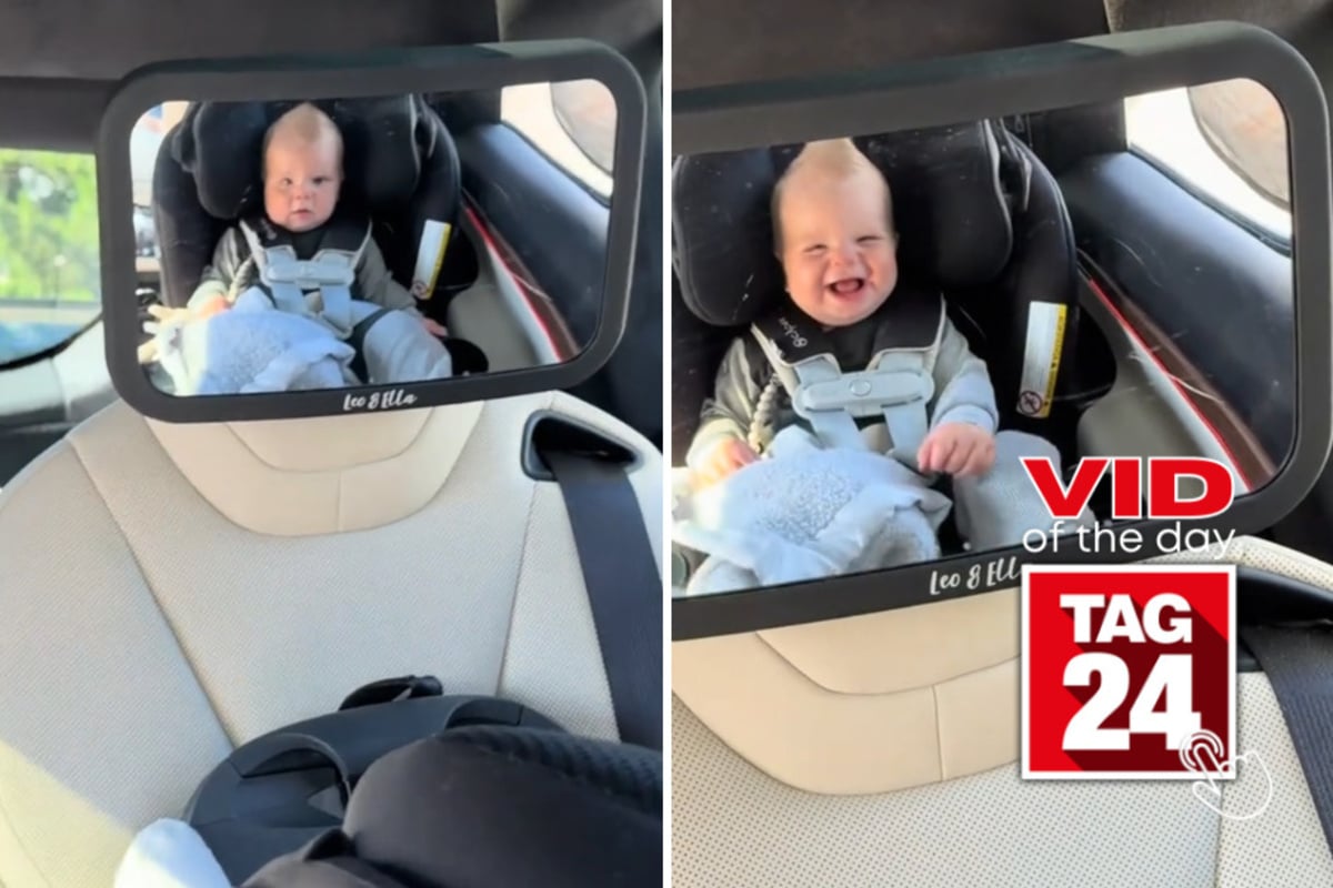 Viral Video of the Day for October 16, 2026: Baby has the most adorable reaction to hearing his favorite song!