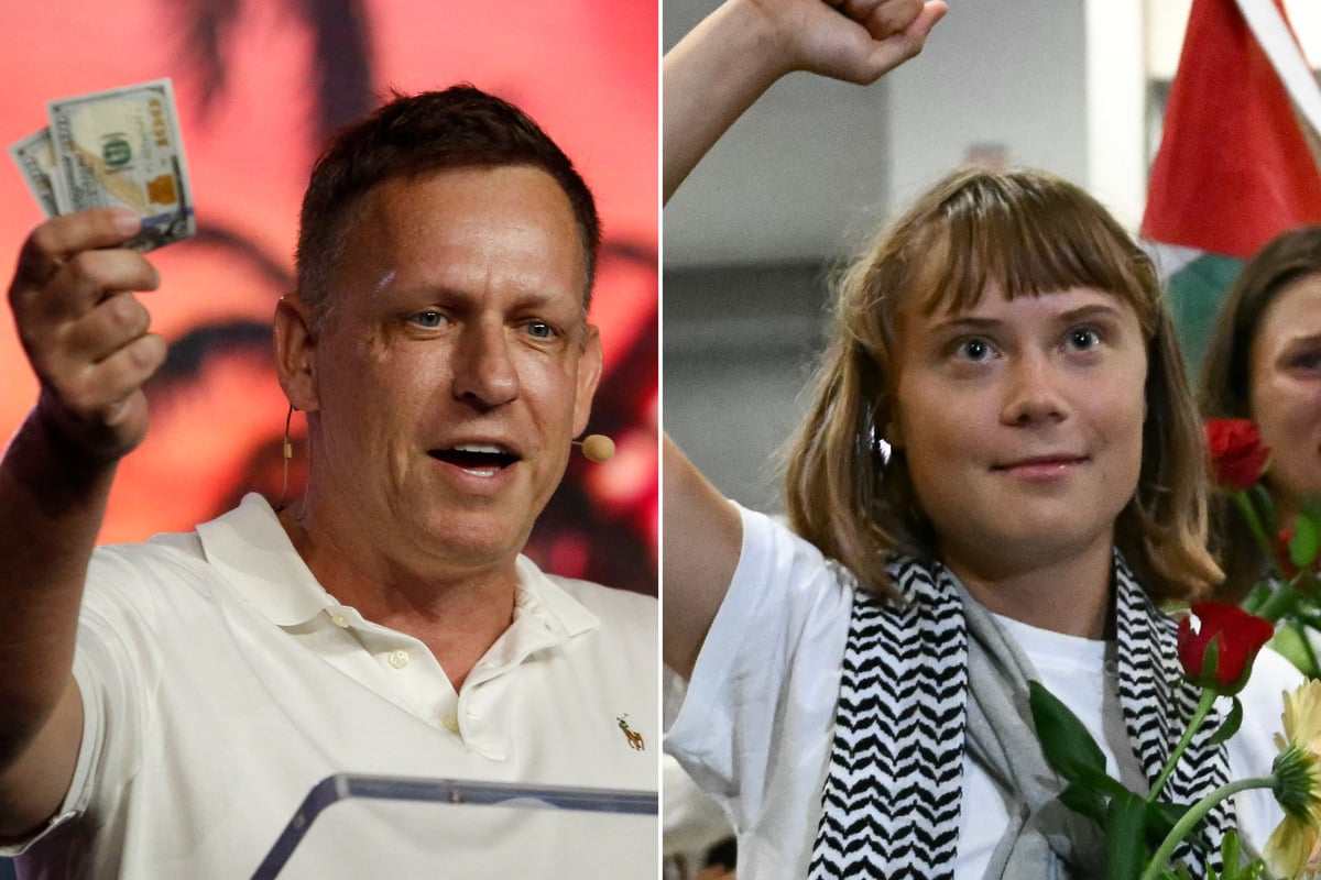 MAGA tech billionaire Peter Thiel says Greta Thunberg is a servant of the "Antichrist"