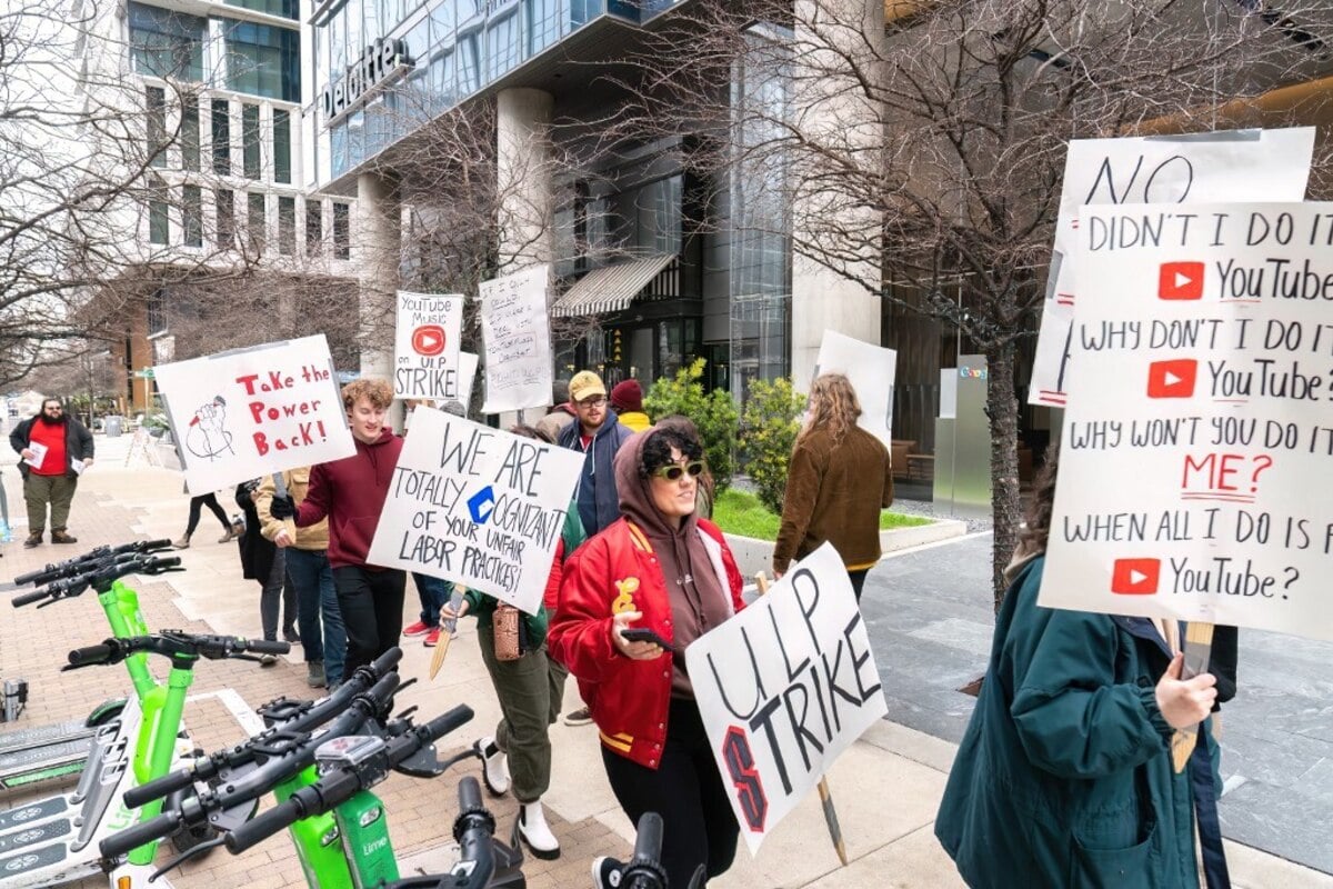 YouTube Music workers laid off on camera during labor rights testimony before Austin City Council