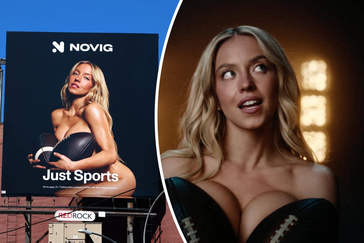 Sydney Sweeney fires back at haters with new topless sports betting ad