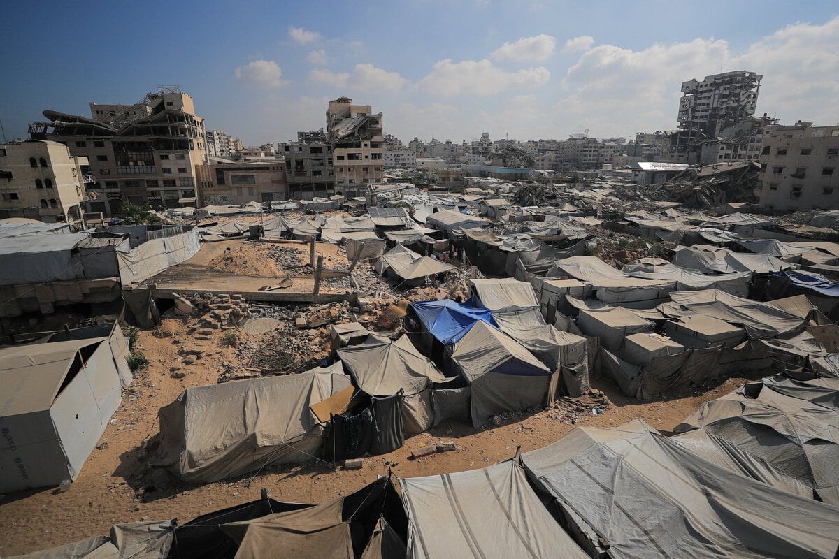 Remains of dozens of people recovered from Gaza rubble two years after Israeli strike