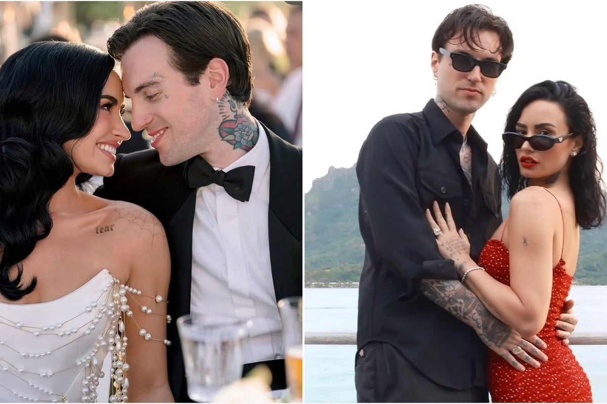 Demi Lovato celebrates first wedding anniversary with her husband Jutes!
