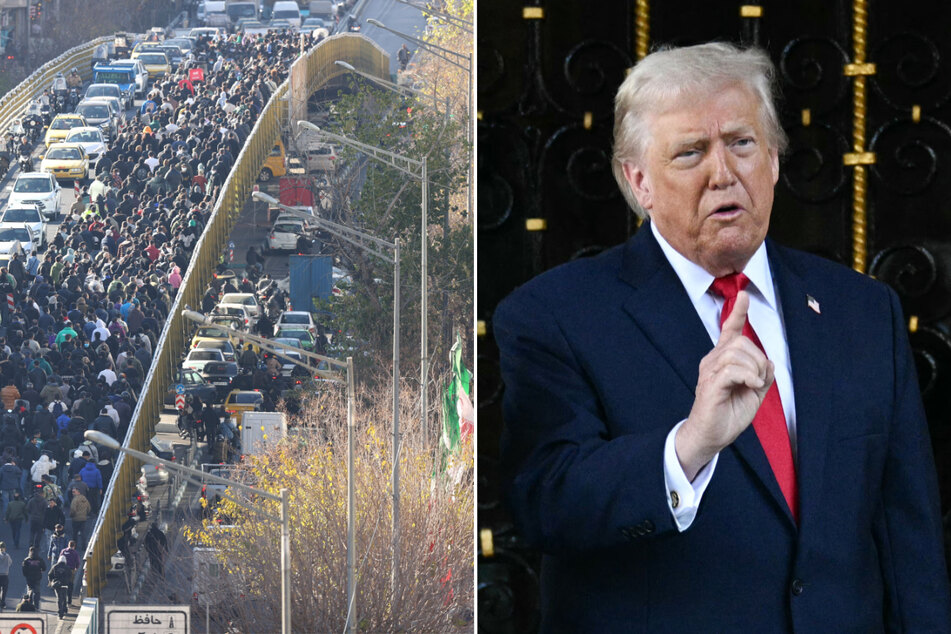 Trump issues ominous threat amid protests in Iran: "We are locked and loaded"