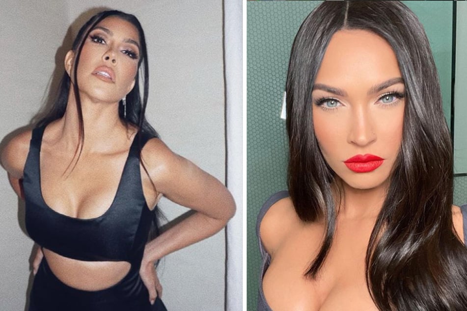 Megan Fox and Kourtney Kardashian strip down and get close in new SKIMS campaign