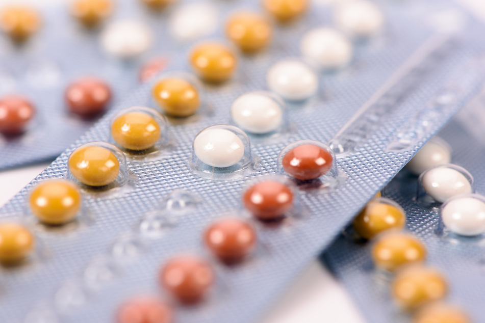 The patient was treated with birth control pills for three months, after which the blood flow in her tears stopped (stock image).