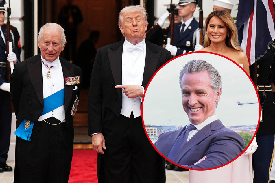 Newsom brutally mocks Trump with new "royal" title during King Charles visit