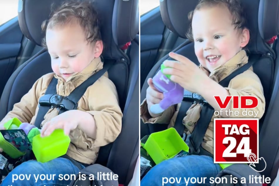 Viral Video of the Day for March 28, 2025: Toy mix-up sparks wild toddler outburst: "What the f**k?!"