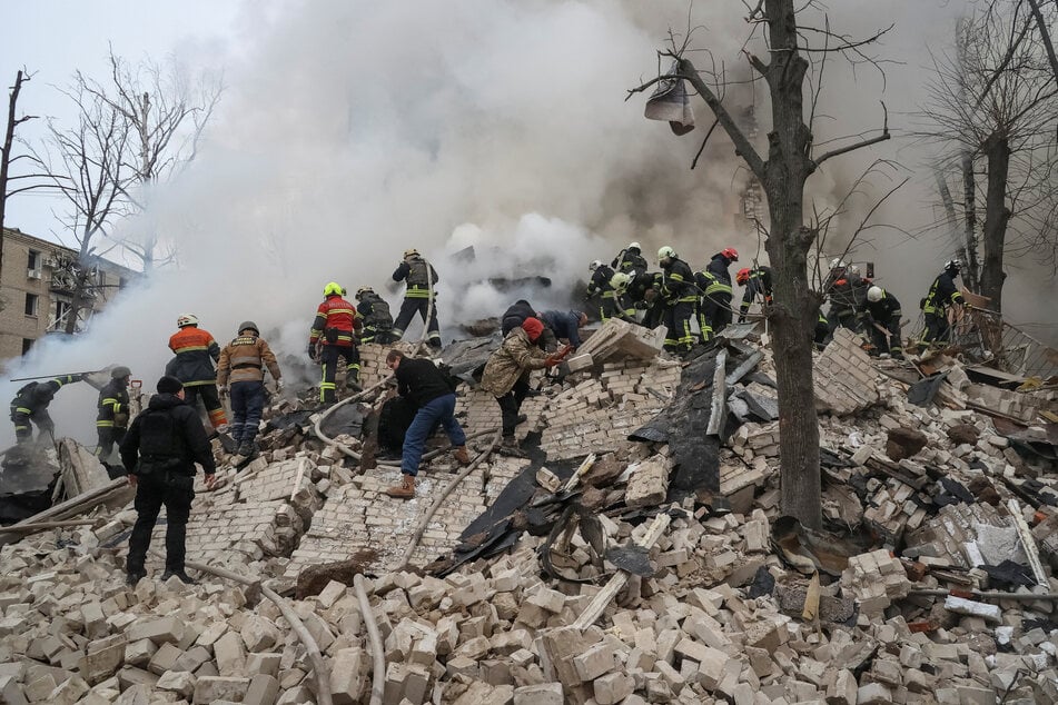 At least three people were killed in Kharkiv and dozens more were wounded.