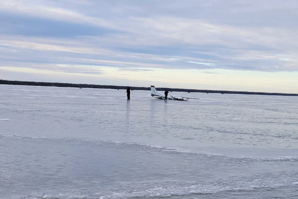 Over 100 people were rescued after getting stranded on an ice float on Upper Red Lake in Minnesota on Friday night.