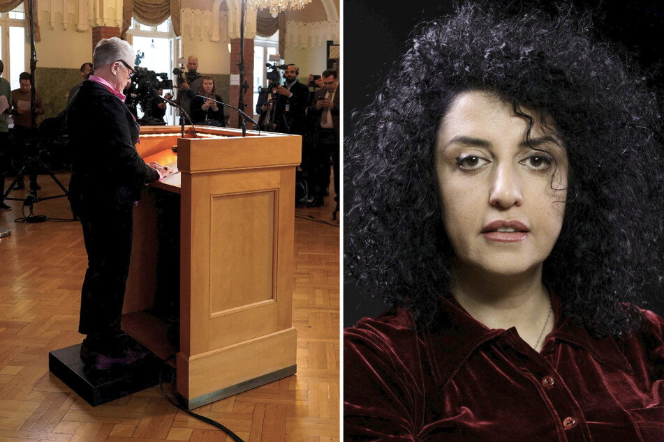 Nobel Peace Prize goes to jailed Iranian women's rights activist Narges Mohammadi