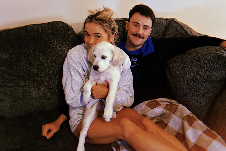 Olivia Dunne surely has a "big boy" in her boyfriend Paul Skenes (r.) who is a whopping 6-foot-6.