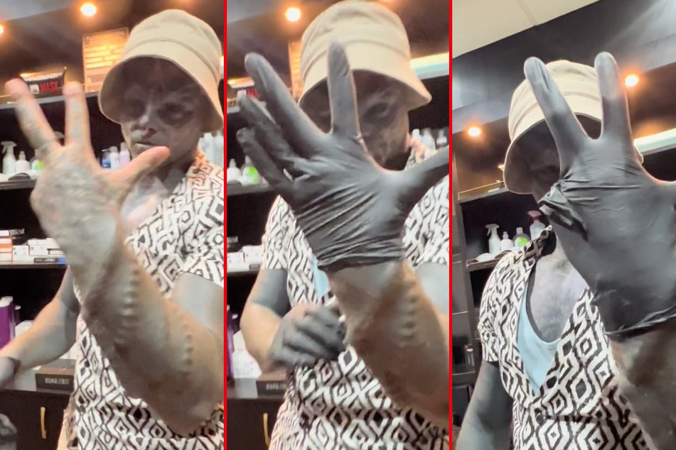 Ink addict Black Alien reveals tattooing challenges after cutting off two fingers