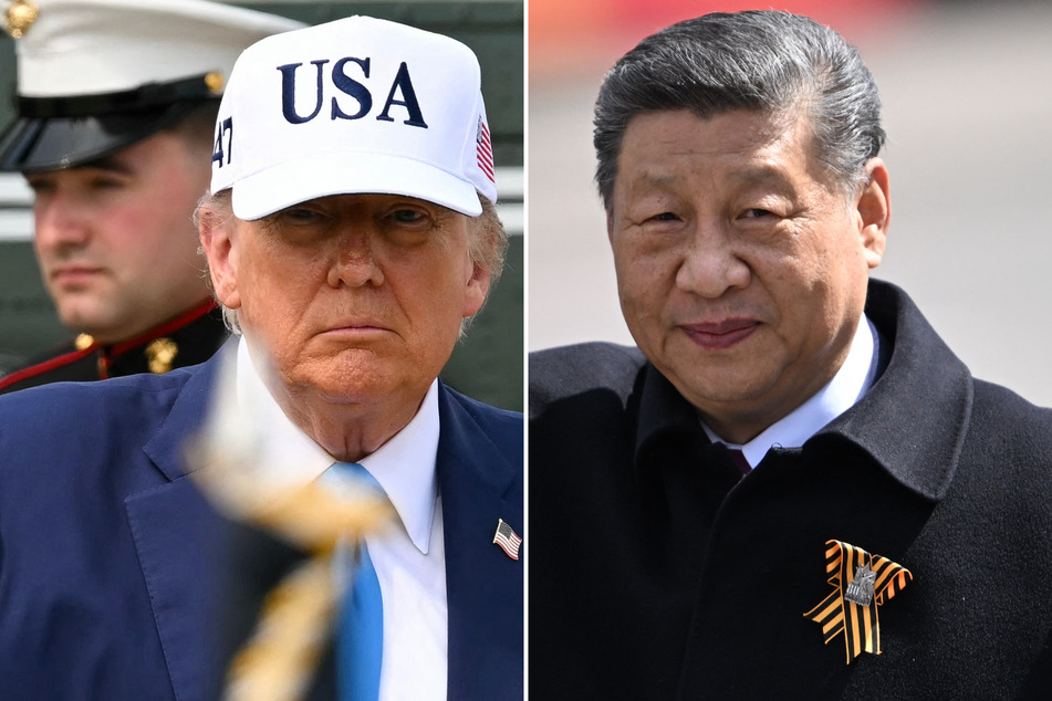 President Donald Trump announced Friday a new round of trade talks with China in London next week, a day after calling Chinese counterpart Xi Jinping (r.) in a bid to end a bitter battle over tariffs.