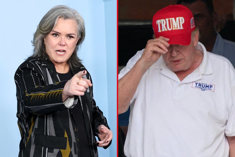 Rosie O'Donnell (l.) predicted President Donald Trump "won't survive that long" in an appearance on CNN.