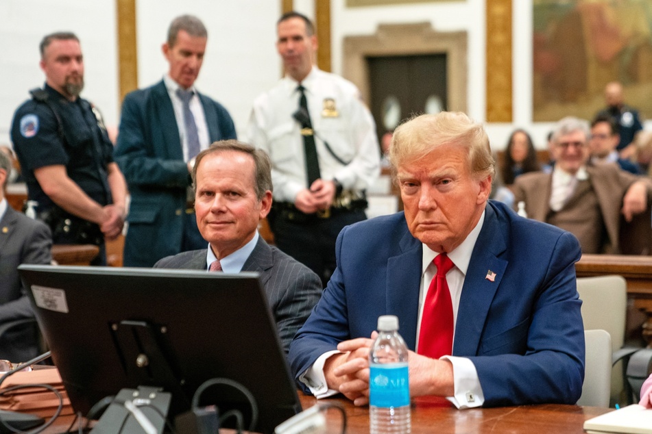 Donald Trump (r) will not be delivering closing remarks during his New York fraud trial after his attorneys refused to agree to the judge's conditions.