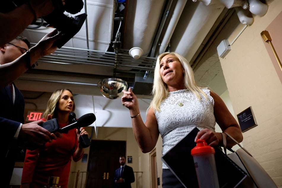 Congresswoman Marjorie Taylor Greene shared a social media post warning opponents of Donald Trump that they may get back what they've been dishing out.