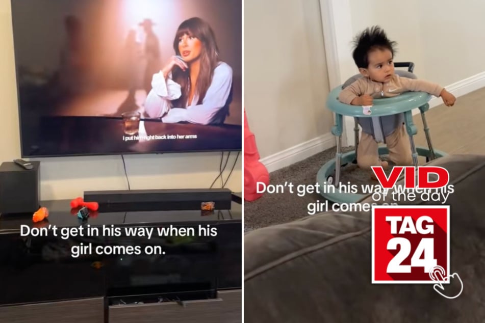 Viral Video of the Day for May 8, 2026: Baby adorably sprints to see his favorite artist when he hears her song