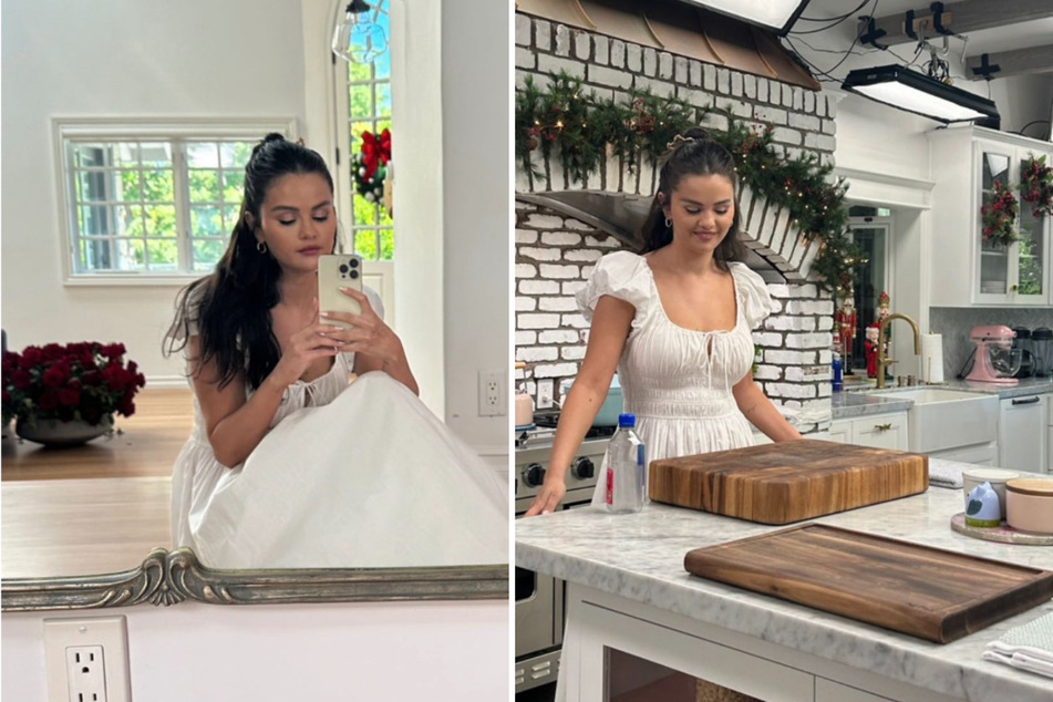 Selena Gomez is a dreamy "tomato girl" with cottagecore fashion