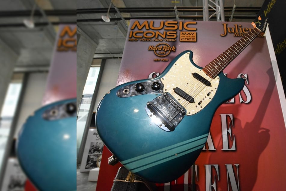 Kurt Cobain's Smells Like Teen Spirit guitar sells for a fortune!