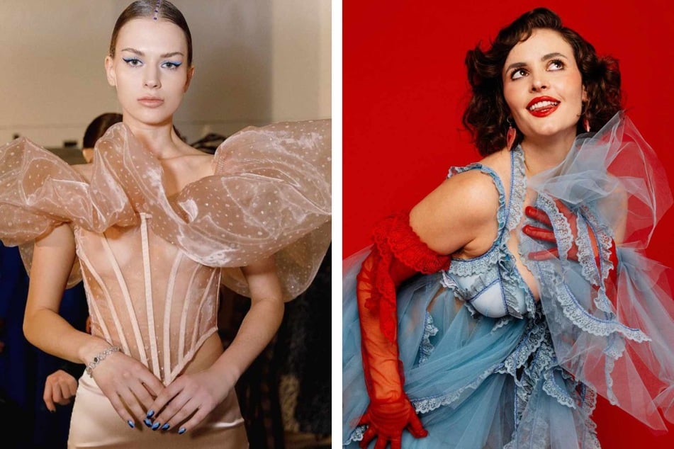 If you want to take your mesh in a girlier direction, though, go for tulle – mesh's floofier cousin!