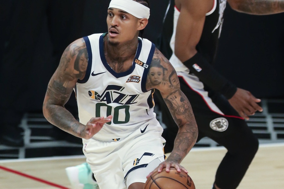 Jazz guard Jordan Clarkson led all scorers with 30 points on Thursday night.