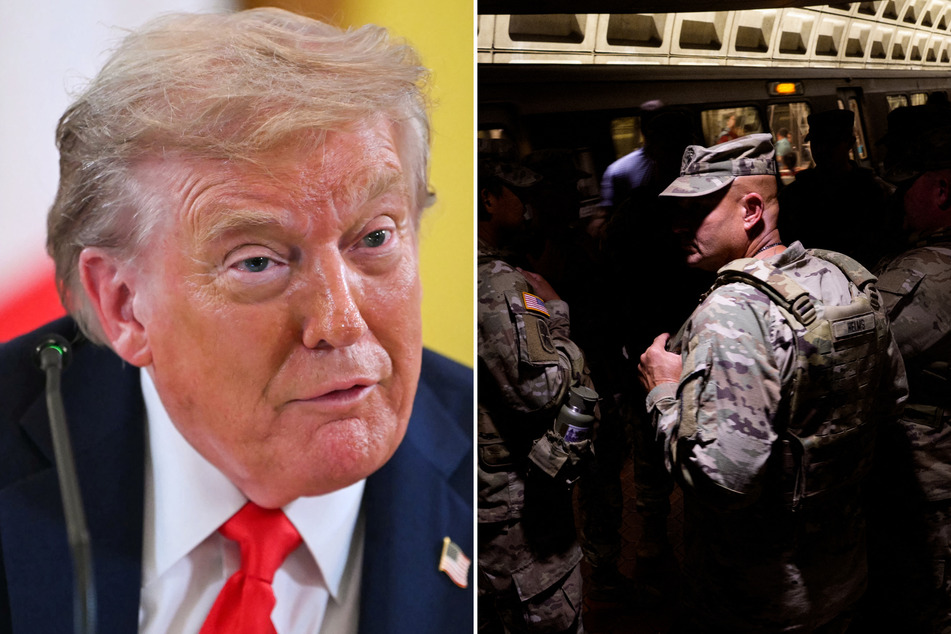 Trump announces he'll patrol Washington DC with National Guard troops
