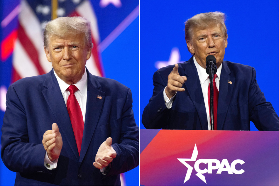 Donald Trump calls himself a "warrior" in grim CPAC speech to underwhelming crowd