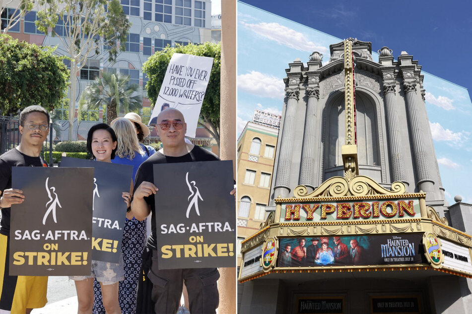 Haunted Mansion premieres without stars as Hollywood strike bites