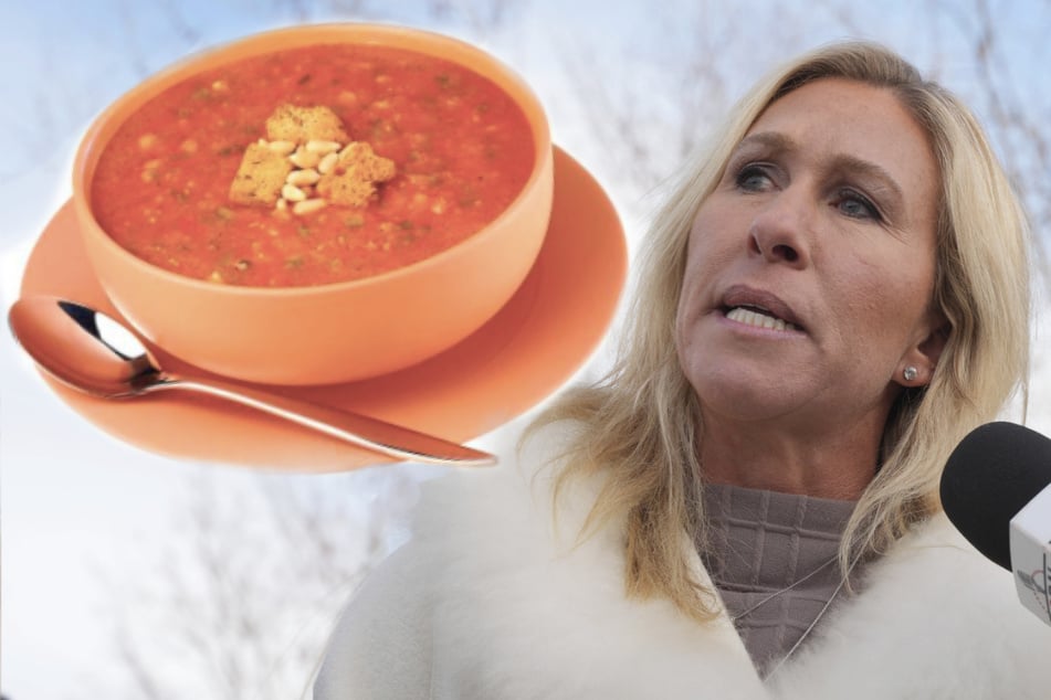 Marjorie Taylor Greene tries to laugh off Gazpacho Police mess-up