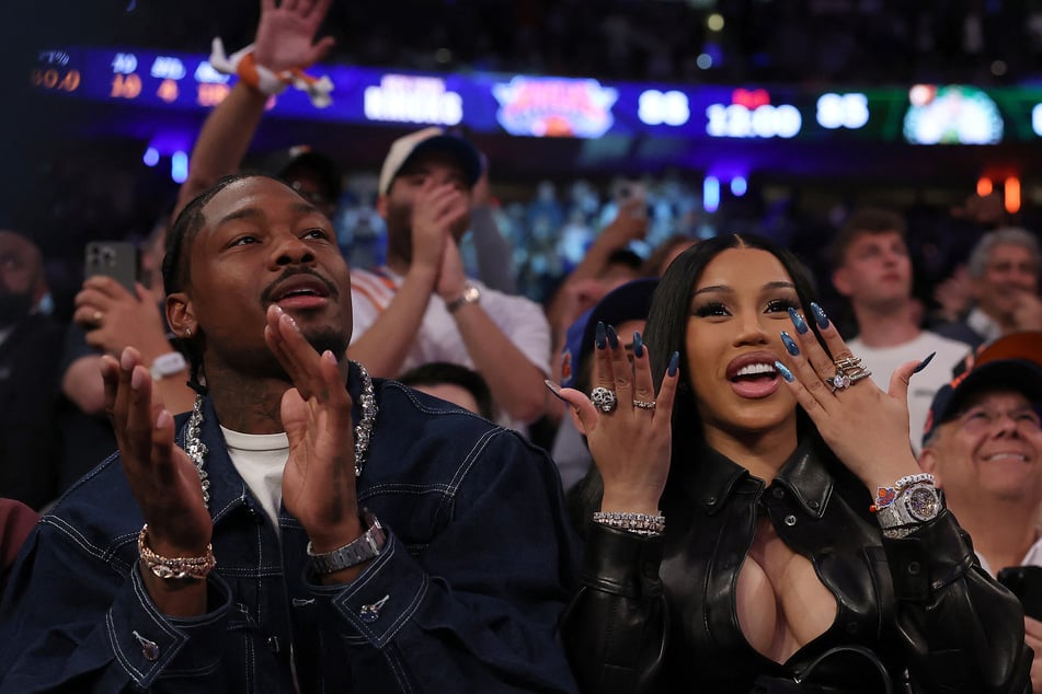 Cardi B (r) and Stefon Diggs (l) called it quits back in February.