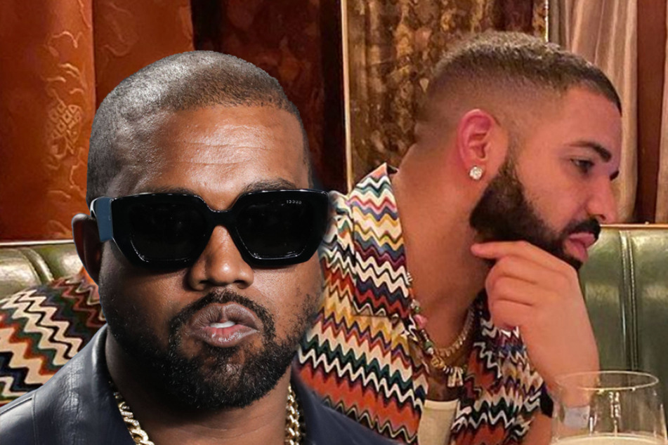 Ye (l.) and Drake's (r.) performance during the Free Larry Hoover Benefit show will be livestreamed on Amazon Prime and Twitch.