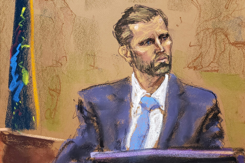 Eric Trump claimed he did not know "anything" about the fraudulent financial statements before being pressed about emails that indicated otherwise.