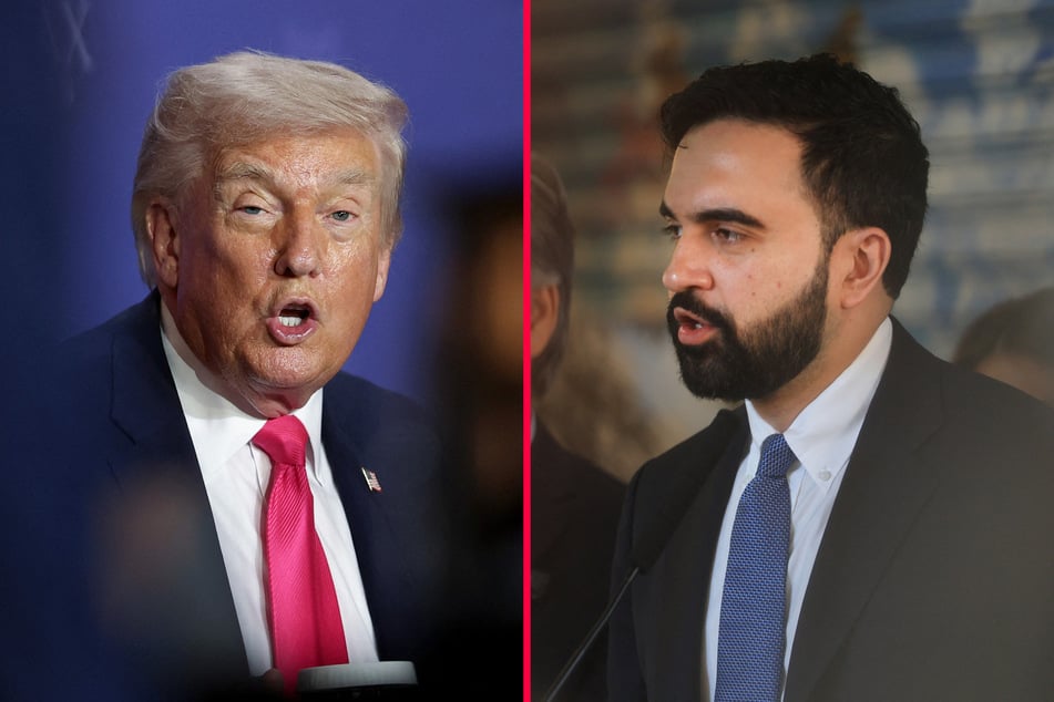 President Donald Trump (l.) slammed New York Mayor Zohran Mamdani in a rambling rant about his new taxation policy.