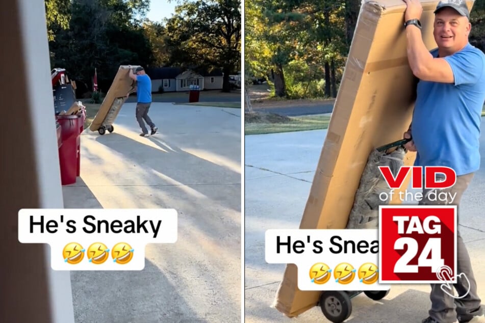 Viral Video of the Day for November 16, 2023: Man tiptoes into trouble after trying to sneak past his wife!