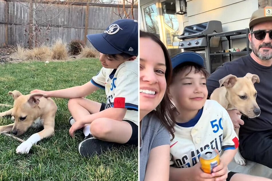This pup found her way into this family's hearts.