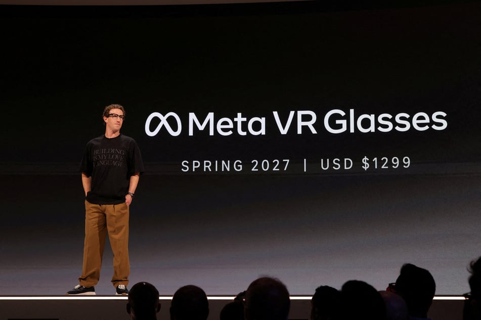 Meta CEO Mark Zuckerberg presents the Meta VR Glasses at the company's headquarters in Menlo Park, California, on September 23, 2026.
