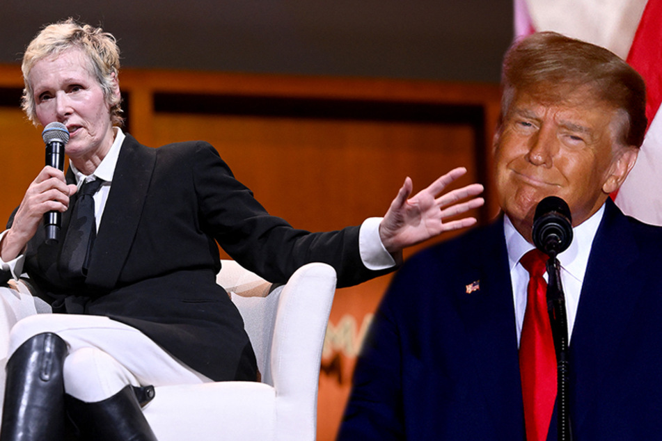 E. Jean Carroll (l) intends on filing another defamation lawsuit against former President Donald Trump next week.