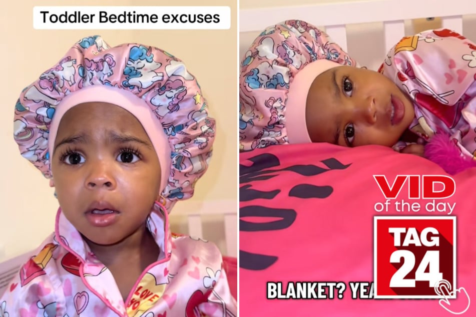 This two-year-old pulled out EVERY excuse to avoid bedtime! From "daddy huggies" to emergency pasta and flossing requests, Amina's excuses have the internet cracking up.