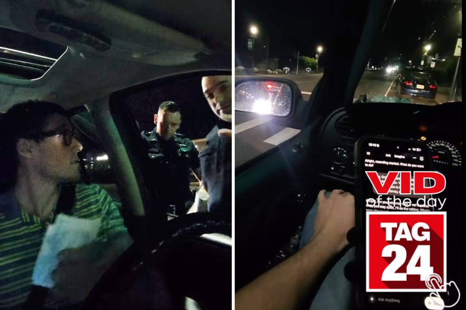 This man tried using AI as his attorney and the officer wasn't amused.