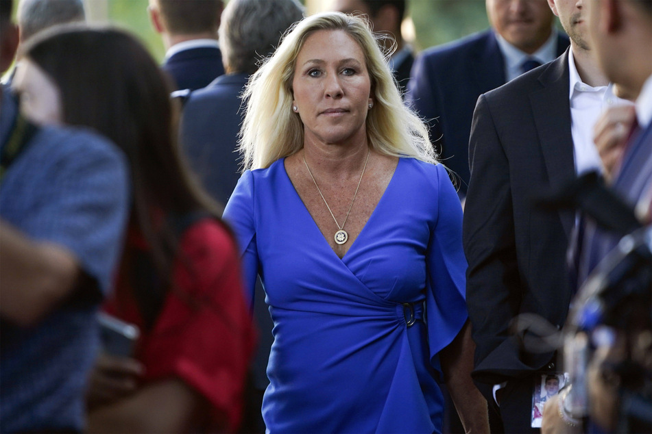 Marjorie Taylor Greene was abruptly cut off after refusing to answer a reporter's question.