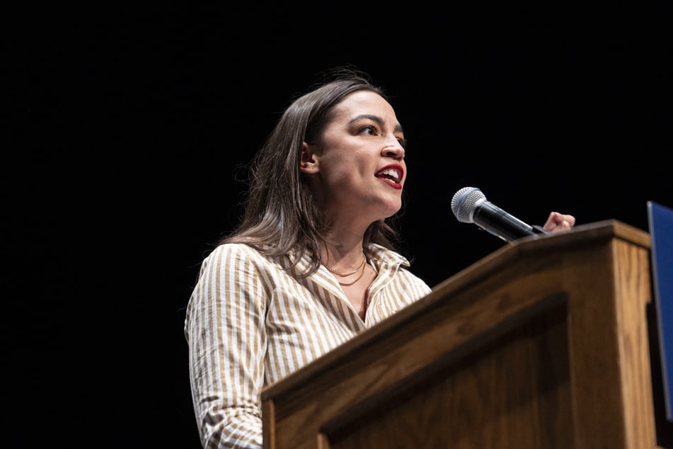 Representative Alexandria Ocasio-Cortez did not give a straightforward answer when asked whether Israeli Prime Minister Benjamin Netanyahu (not pictured) should be arrested if he travels to New York this month.