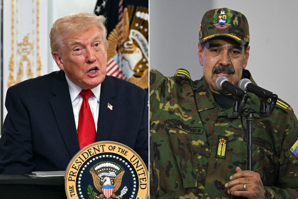 A new report has revealed that Trump spoke by phone last week with Venezuelan leader Nicolas Maduro (r.) about a possible meeting in the US.