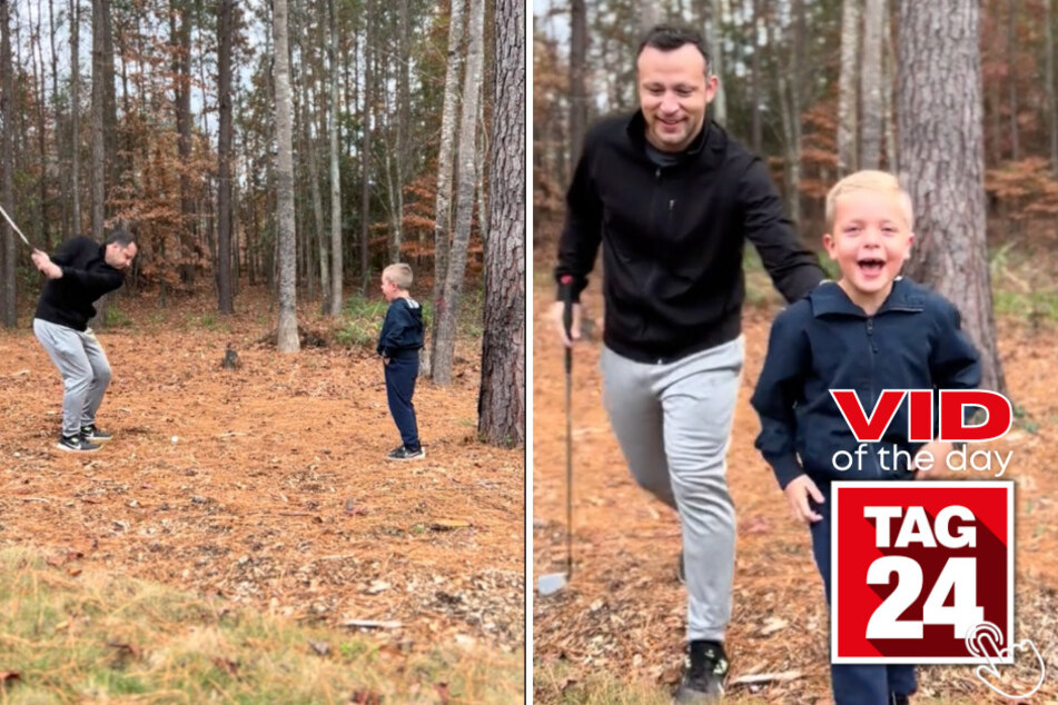 Today's Viral Video of the Day will have you LOL as a dad showcases an ingenious trick for a child's loose tooth!