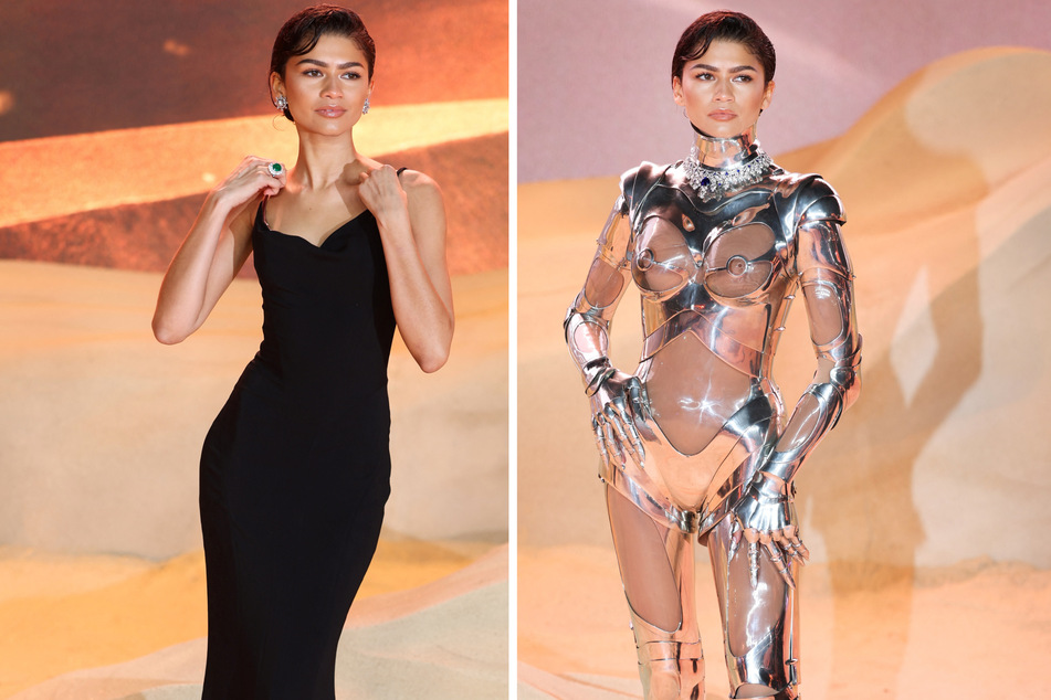 Zendaya wowed in two different ensembles for the UK premiere of Dune; Part Two in London.