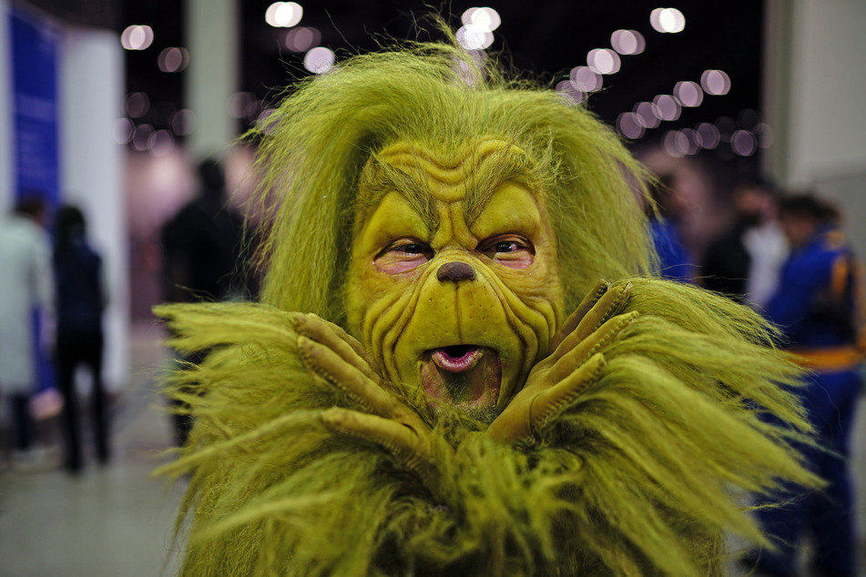 The Grinch hates Christmas and tries to ruin the festive season for everyone – until a little girl helps him see the light (stock image).