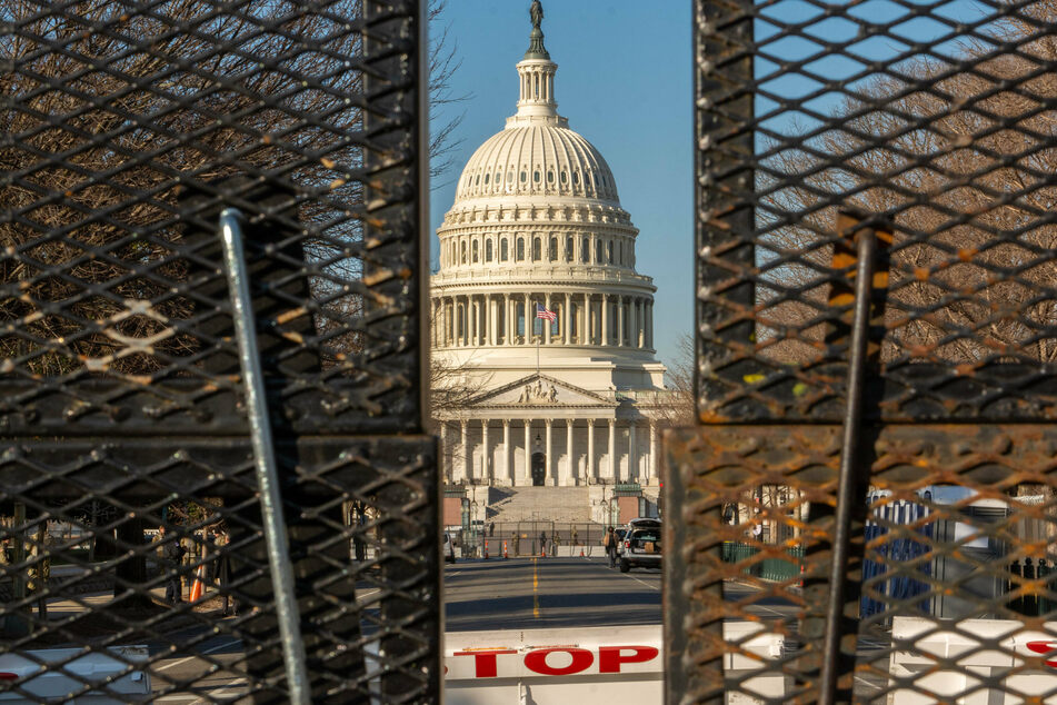 Dennis Westover (71) said he wanted to see the barricades around "my Capitol."