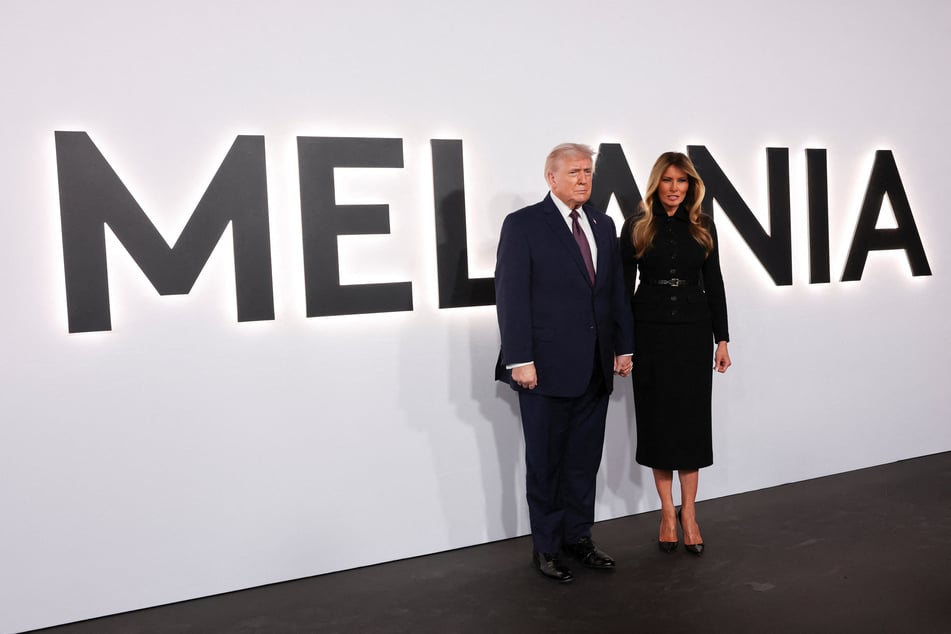 Melania was joined by her husband, President Donald Trump, as well as top members of his administration.
