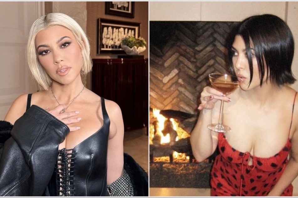 Bye brunette, and hello blonde! Kourtney Kardashian channels Marilyn Monroe with her new blonde bob!