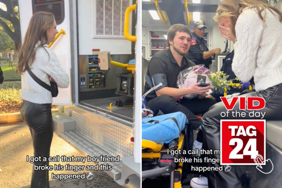 Viral Video of the Day for January 24, 2024: Groom-to-be's romantic proposal plan takes a painful turn!